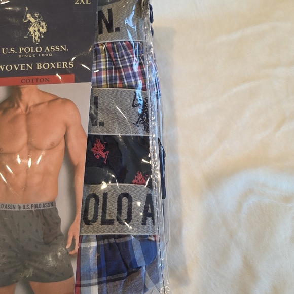 U.S. Polo Assn. Men's Boxers, 3-Pack, Size 2xl Woven Cotton New - Picture 3 of 8